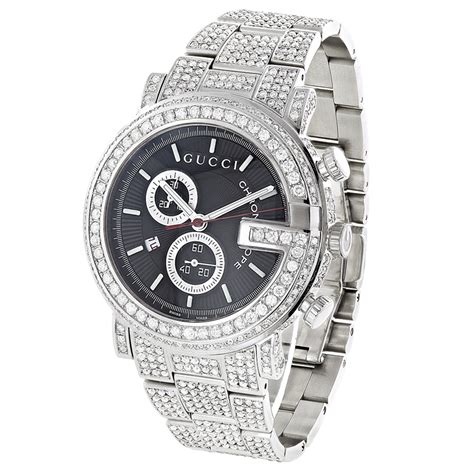 cheap gucci diamond watches|diamond bezel Gucci watch.